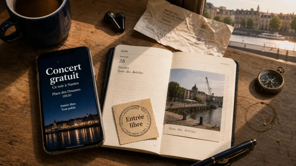 Concert gratuit à Nantes ce week-end : le tri entre entrée libre, prix libre et vraie gratuité