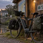 Canal de Nantes à Brest à vélo où dormir : vélo de randonnée sécurisé près de l’accueil vélo
