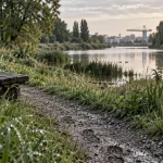 Crapa Nantes : chemin du parc naturel de Beaulieu près de la Loire