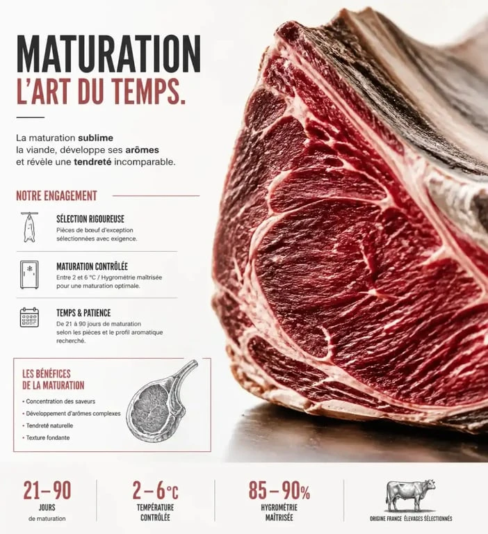 Viande maturée d'exception pour restaurant de viande à Nantes