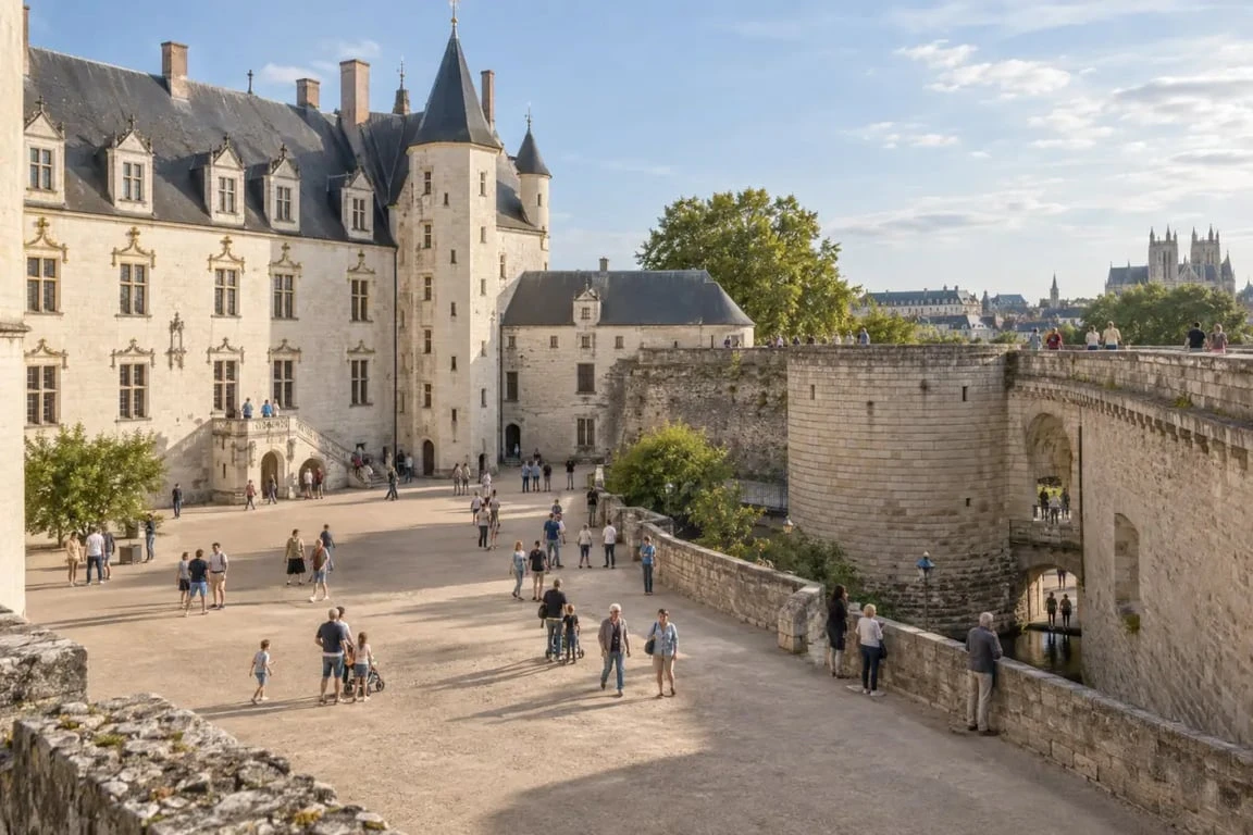 Château des ducs de Bretagne à Nantes pendant les Journées du patrimoine