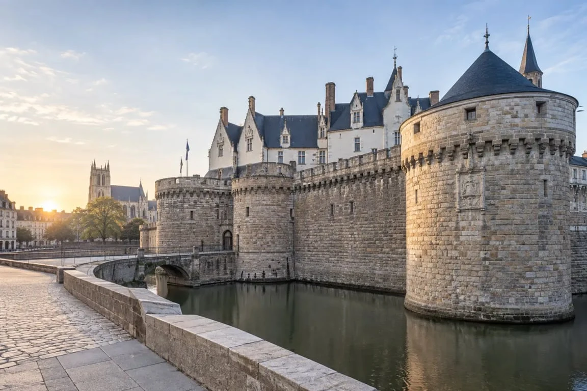 Visite patrimoine Nantes au Château des ducs de Bretagne dans le centre historique