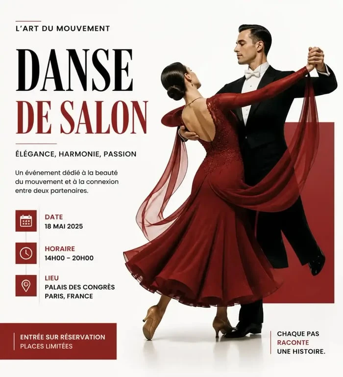 Couple dansant lors d'un thé dansant ce week-end près de Nantes