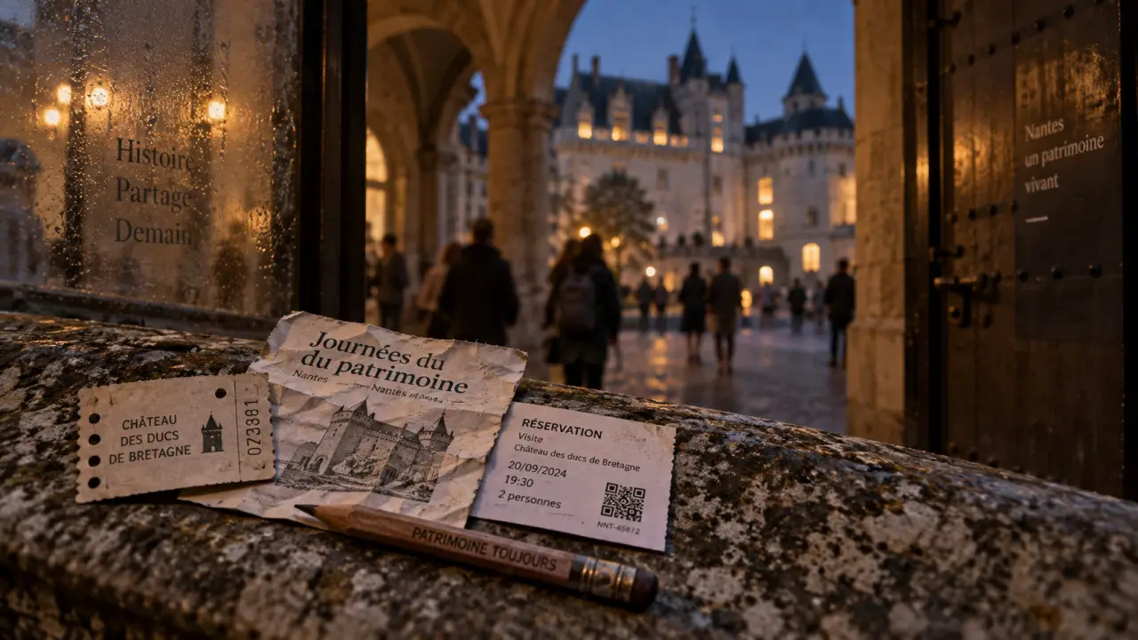 Nantes journée du patrimoine : ticket et réservations à anticiper, au Château des ducs de Bretagne