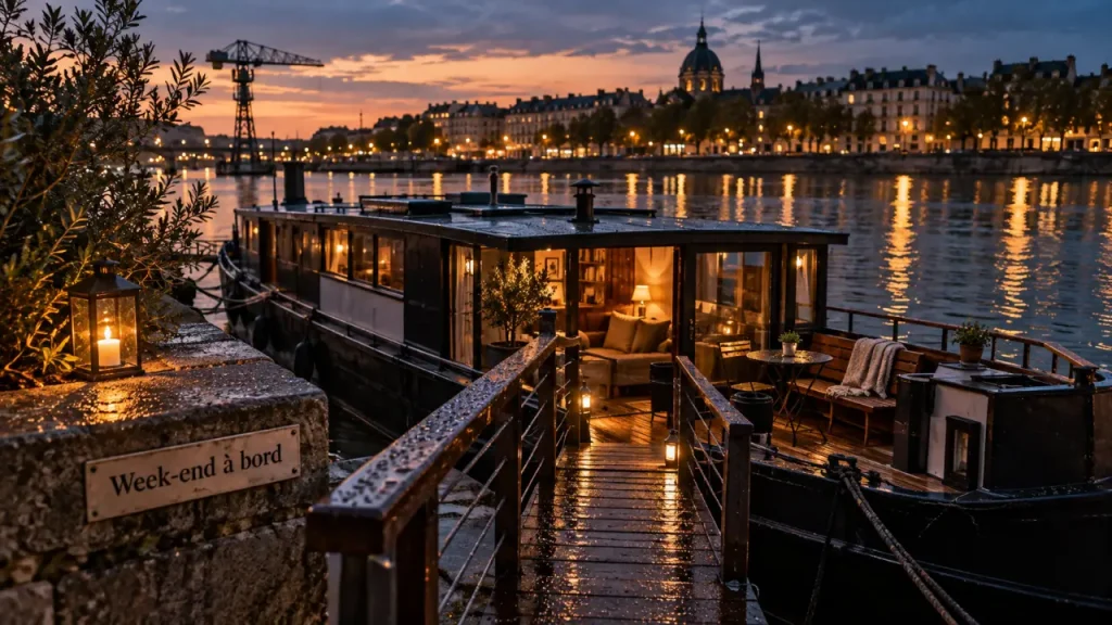 Péniche à Nantes le temps d’un week-end : dormir à quai ou naviguer sur l’Erdre ?