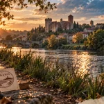 Séjour patrimoine près de Nantes : château de Clisson sur la Sèvre Nantaise, paysages et vignes