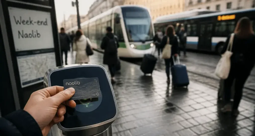 Transports gratuits nantes week end : carte validée tram à Nantes