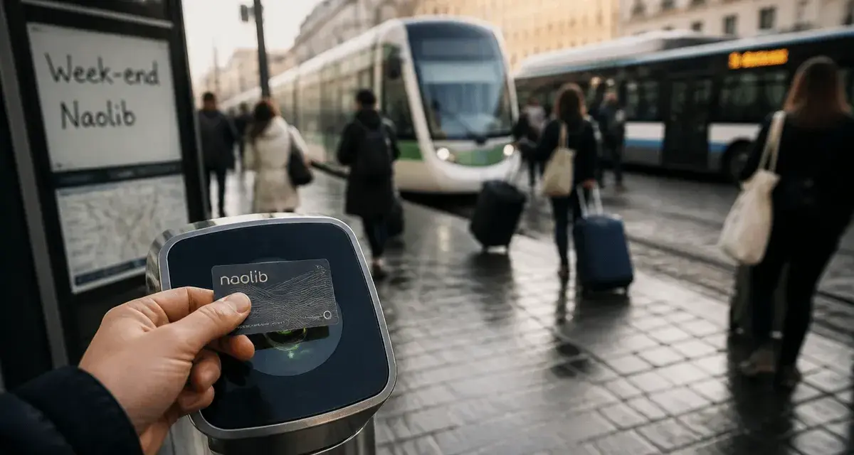 Transports gratuits nantes week end : carte validée tram à Nantes