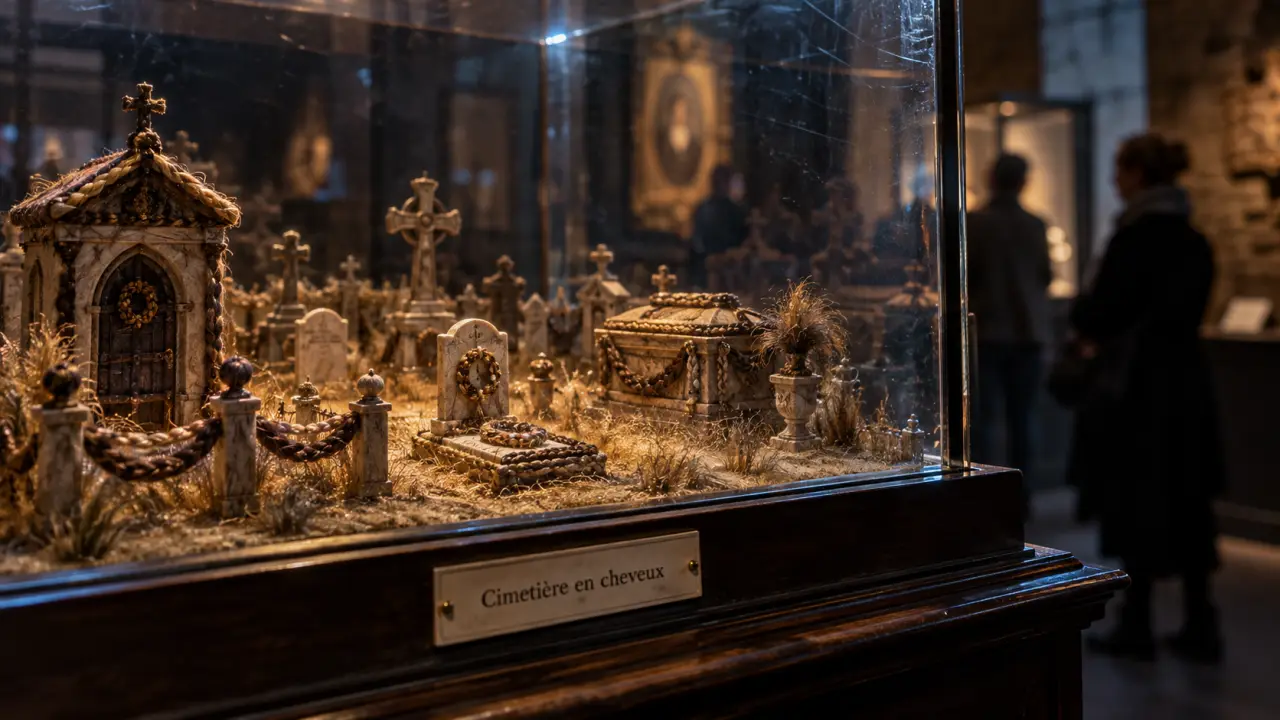 Au musée d’histoire de Nantes, un cimetière en cheveux à voir jusqu’au 31 octobre