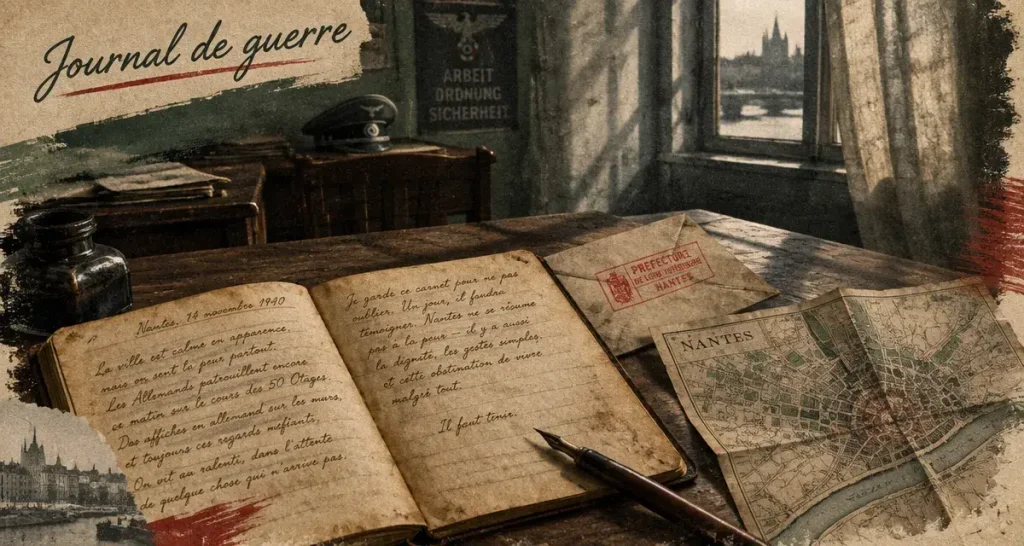 Le journal de guerre de Fernand Soil éclaire Nantes sous l’Occupation