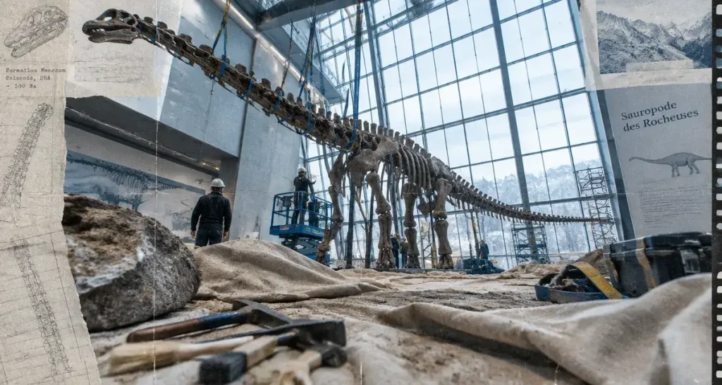 Un sauropode découvert aux États-Unis rejoindra le Muséum de Nantes en 2029