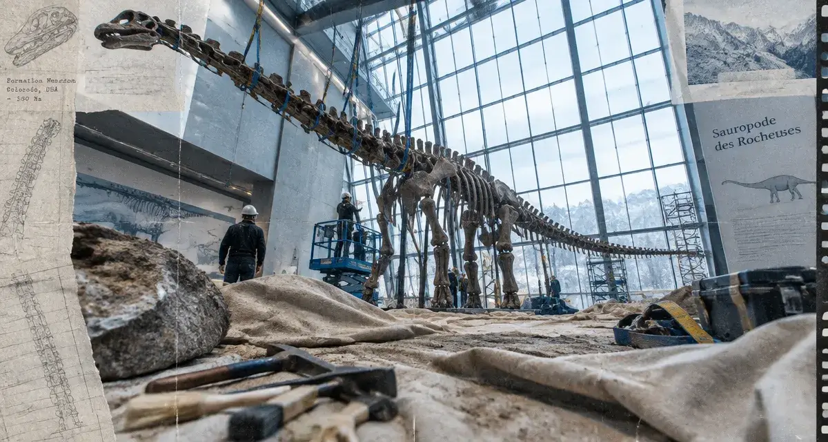 Un sauropode découvert aux États-Unis rejoindra le Muséum de Nantes en 2029