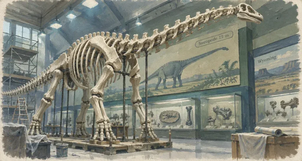Un sauropode de 12 mètres rejoindra le Muséum de Nantes à sa réouverture